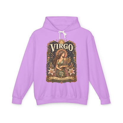 Virgo Zodiac Hooded Sweatshirt – Enchanted Maiden Artwork