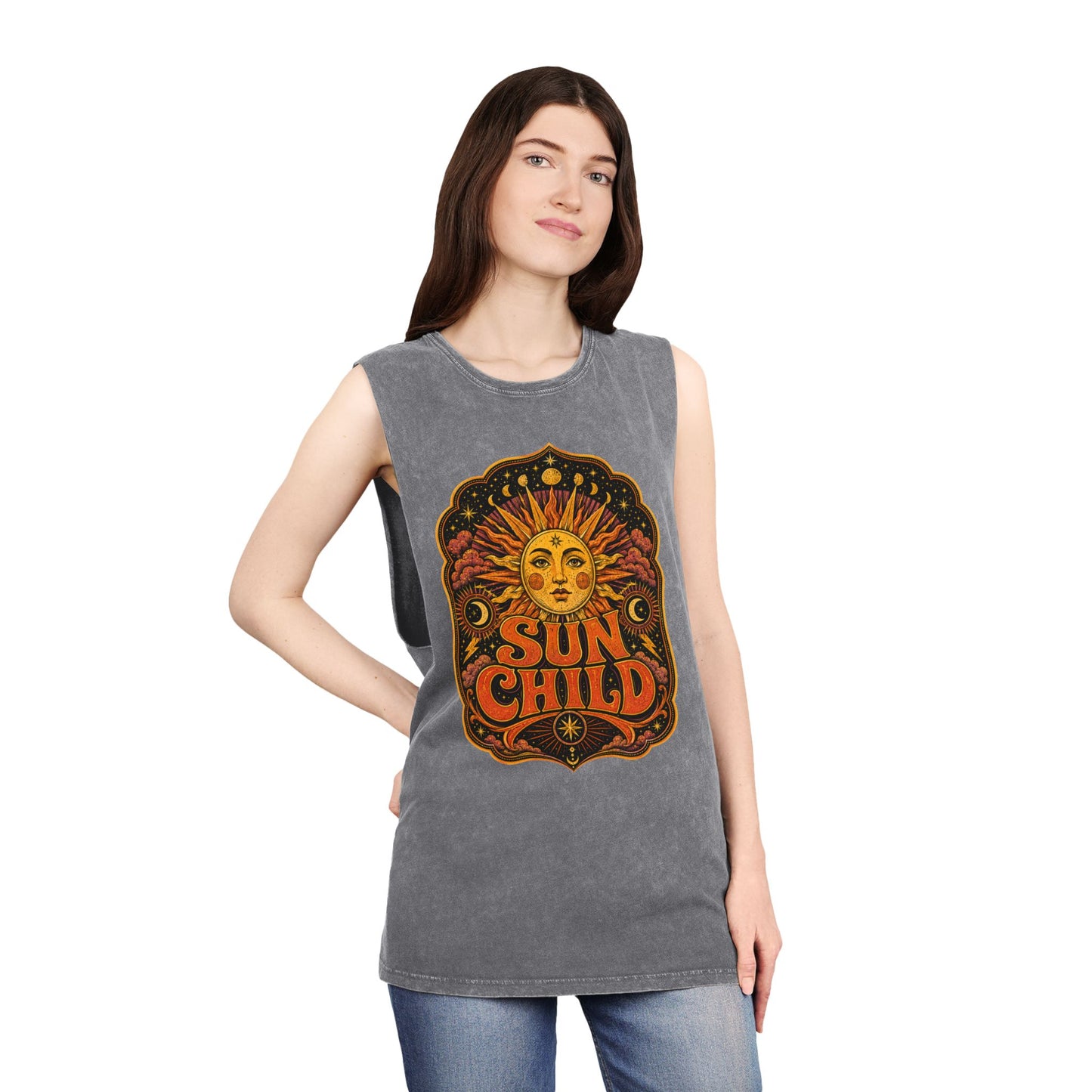 Sun Child Stonewash Tank Top