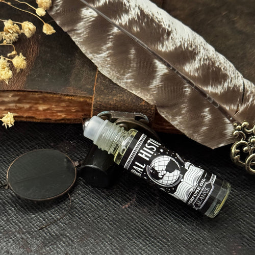Natural History Perfume Oil Roller | Old Books & Black Tea
