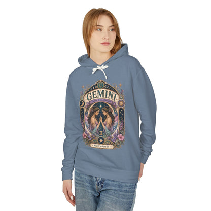 Gemini Zodiac Hooded Sweatshirt – Enchanted Twins Artwork