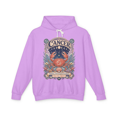 Cancer Zodiac Hooded Sweatshirt – Enchanted Crab Artwork