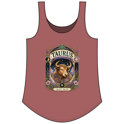 Taurus Zodiac Women's Festival Tank Top – Vintage Bull Astrology Tank