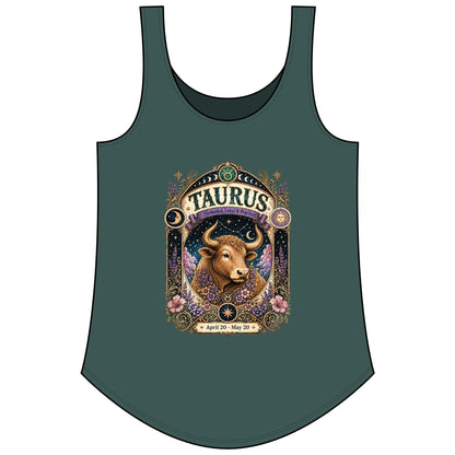 Taurus Zodiac Women's Festival Tank Top – Vintage Bull Astrology Tank