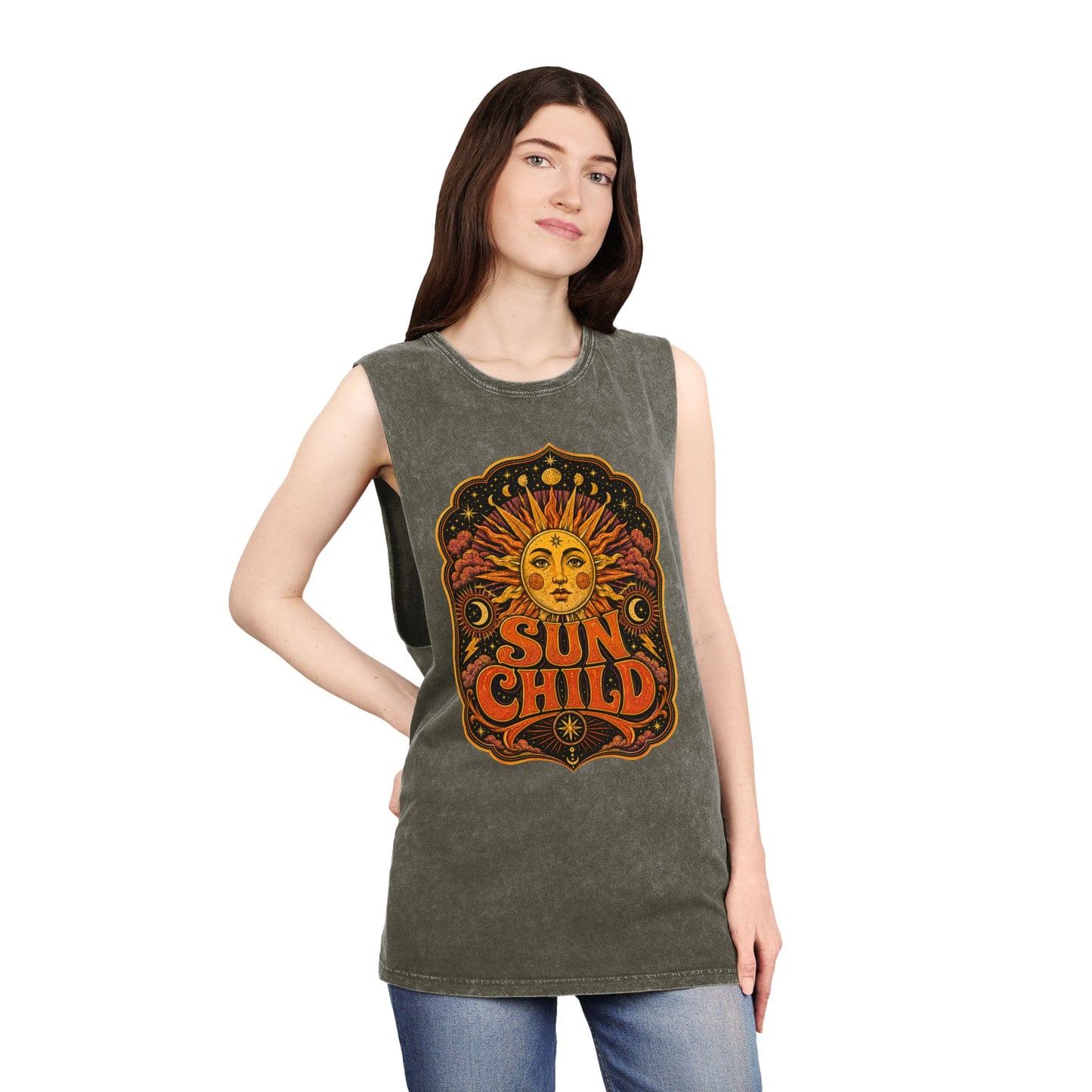 Sun Child Stonewash Tank Top