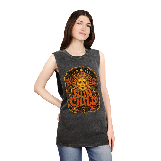 Sun Child Stonewash Tank Top