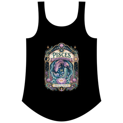 Pisces Zodiac Women's Festival Tank Top – Vintage Fish Astrology Tank