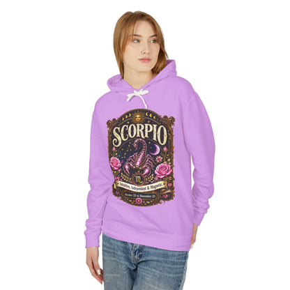 Scorpio Zodiac Hooded Sweatshirt – Enchanted Scorpion Artwork