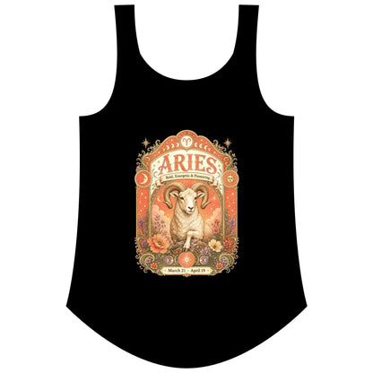 Aries Zodiac Women's Festival Tank Top – Vintage Ram Astrology Tank