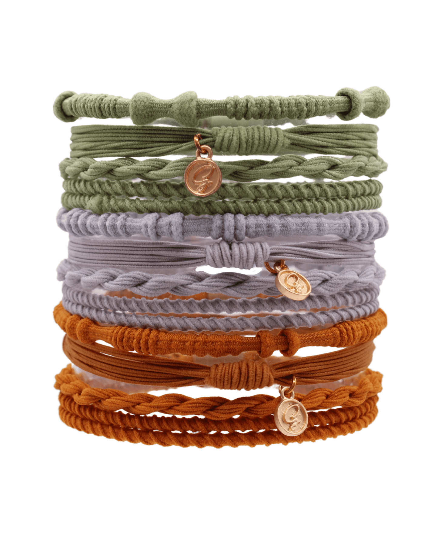 Laguna Hair Tie Bracelet Set - Waterproof No-Snag Elastic Stacks - Spirit Nest