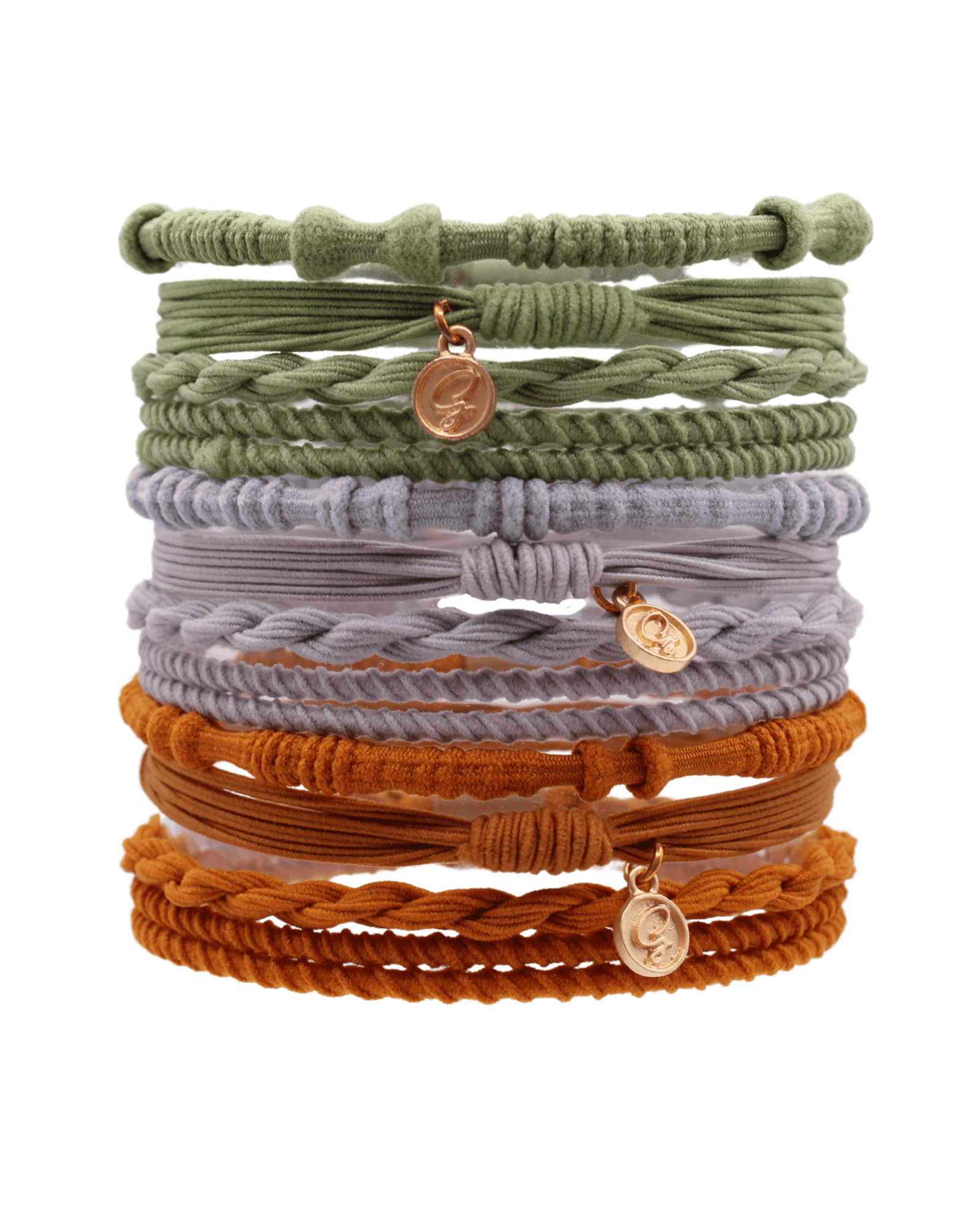 Laguna Hair Tie Bracelet Set - Waterproof No-Snag Elastic Stacks - Spirit Nest