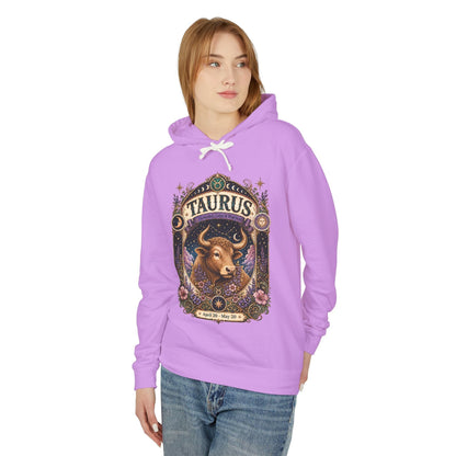 Taurus Zodiac Hooded Sweatshirt – Enchanted Bull Artwork