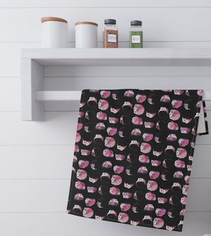 Moon Phases Kitchen Towel