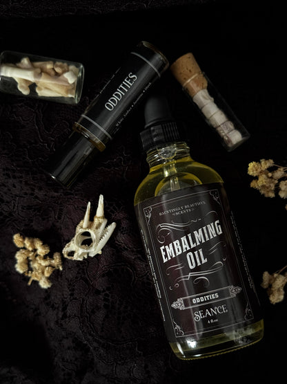 Oddities Embalming Lotion Body Oil | Amber, Jasmine & Musk