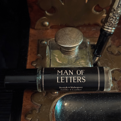 Man Of Letters Perfume Oil Roller | Scotch & Leather