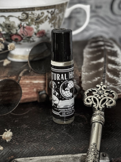 Natural History Perfume Oil Roller | Old Books & Black Tea