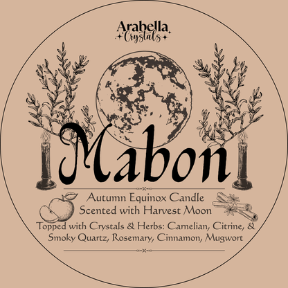 Mabon Autumn Solstice Fall Ritual Candle