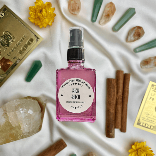 Rich Bitch Energy Spray - Warm Spice & Herbal Botanical Mist