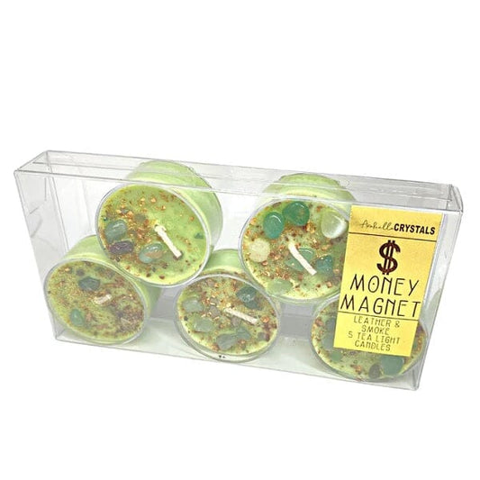 Money Magnet Tea Light Candle Set