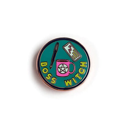 Boss Witch Enamel Pin