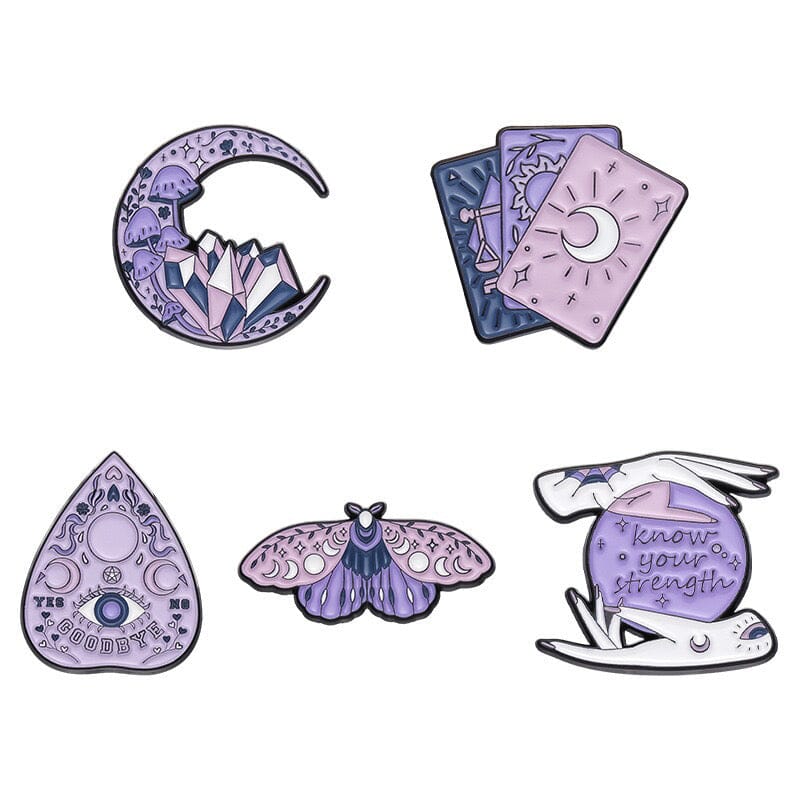 Lavender Witch Essentials Enamel Pin Set