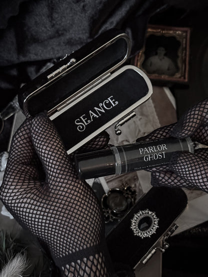 The Mourning Compact Perfume Oil Carry Case | Black Velvet