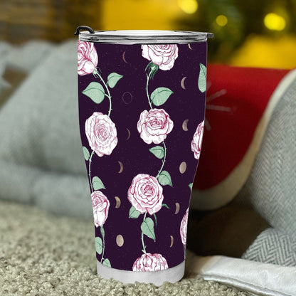 Moons & Roses Curve Tumbler