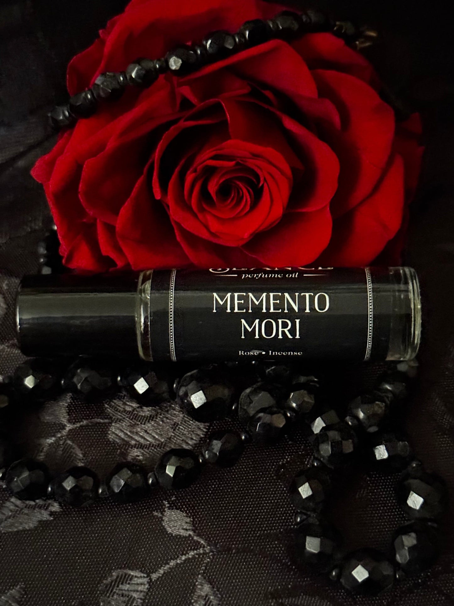 Memento Mori Perfume Oil Roller | Rose & Nag Champa