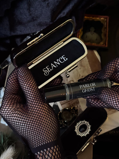 The Mourning Compact Perfume Oil Carry Case | Black Velvet