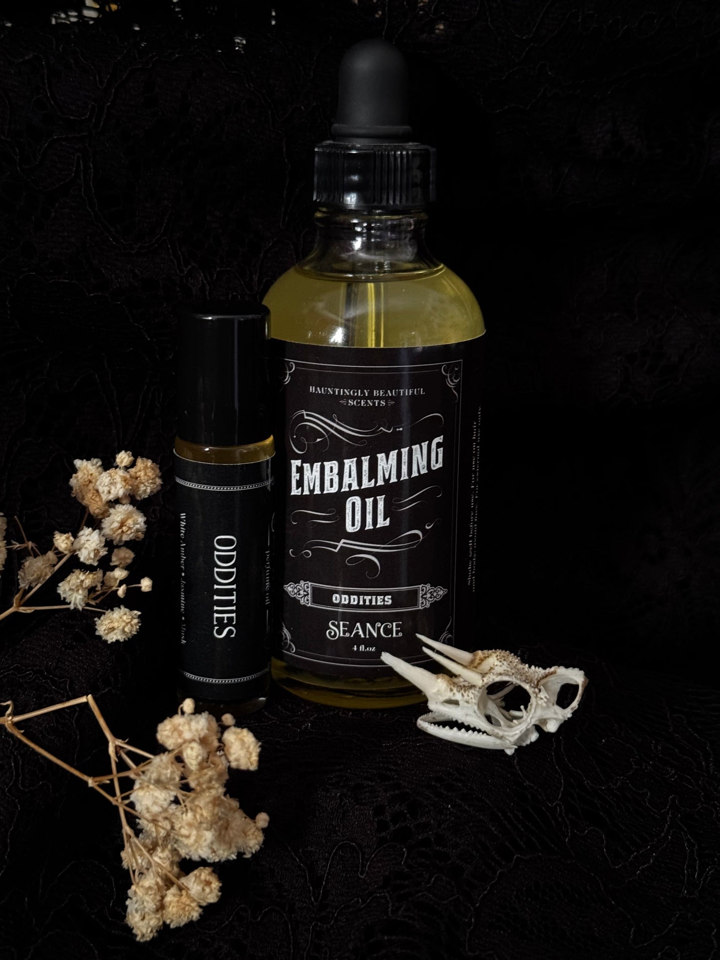 Oddities Embalming Lotion Body Oil | Amber, Jasmine & Musk
