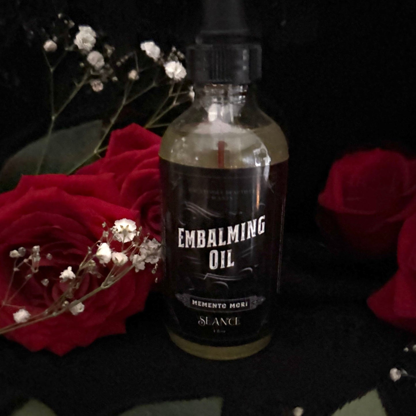 Memento Mori Embalming Lotion Body Oil | Rose & Nag Champa