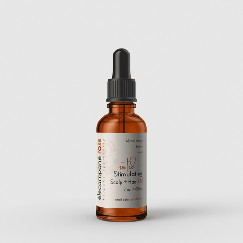 Rooted Stimulating Scalp + Hair Oil – Botanical Nourishment for Healthy Hair