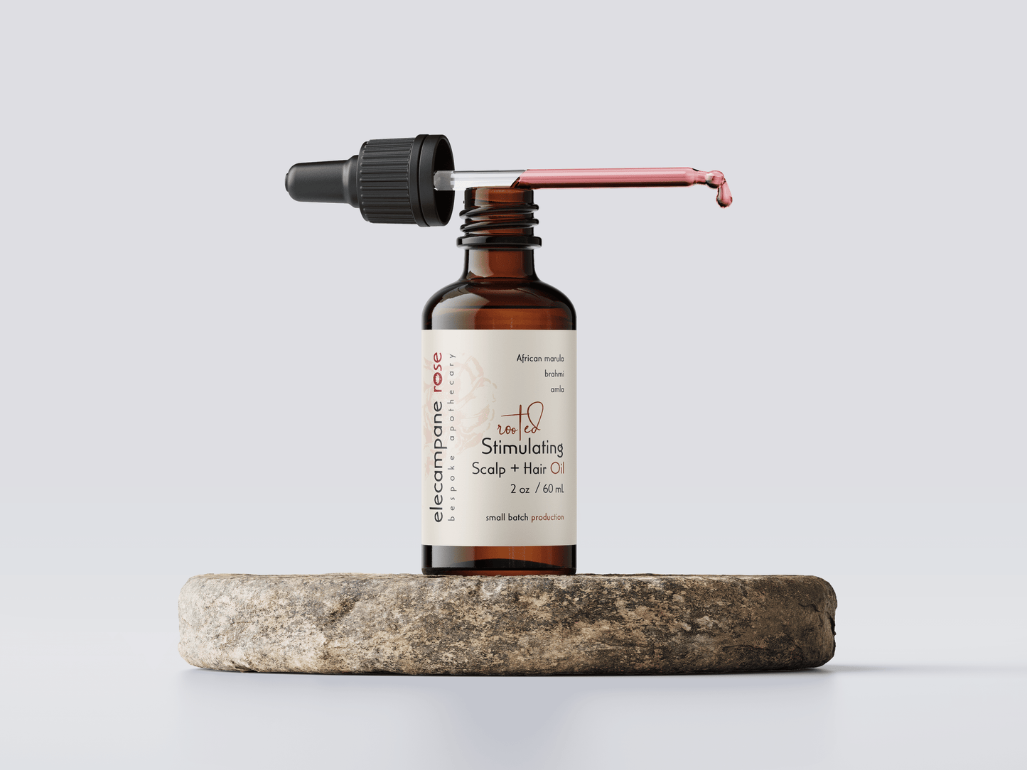 Rooted Stimulating Scalp + Hair Oil – Botanical Nourishment for Healthy Hair