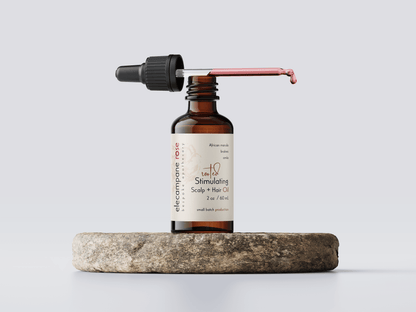 Rooted Stimulating Scalp + Hair Oil – Botanical Nourishment for Healthy Hair
