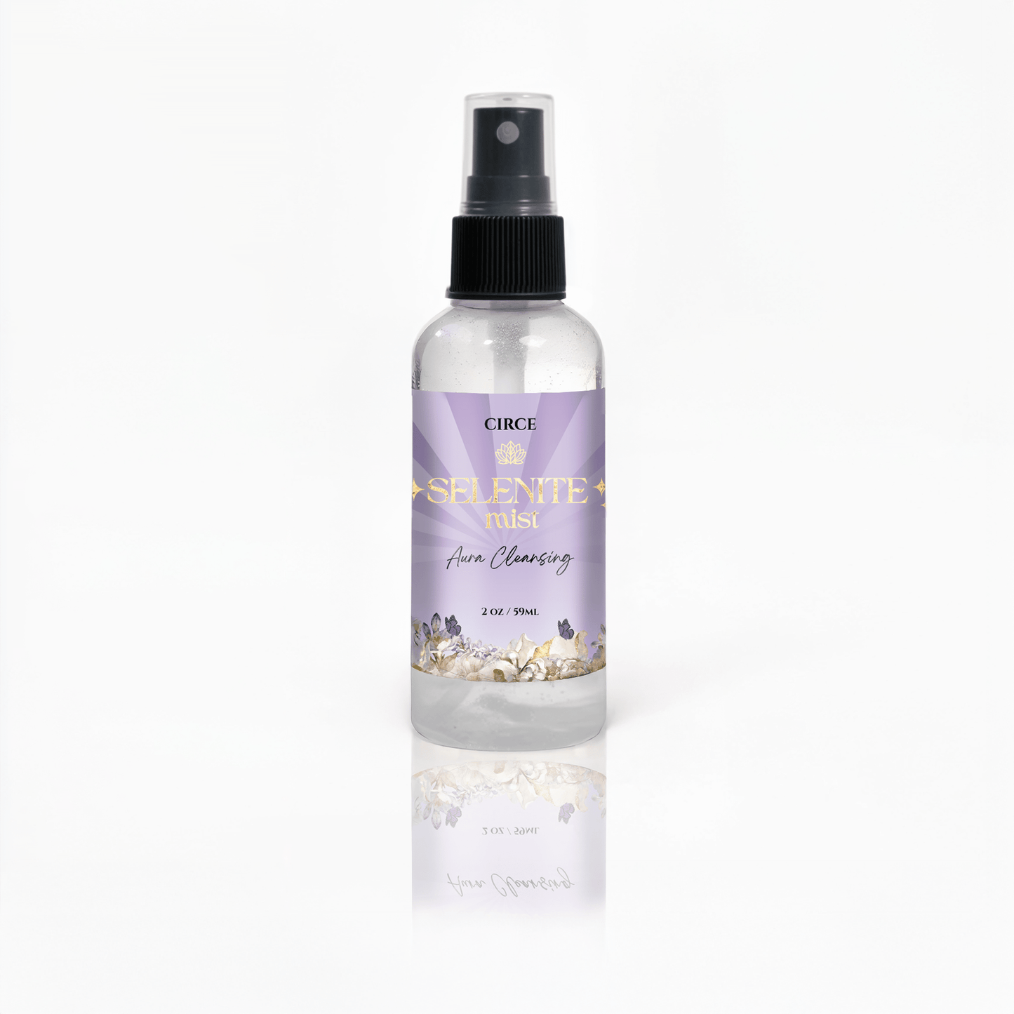 Selenite Aura Cleansing Mist - White Tea & Ginger Energy Spray