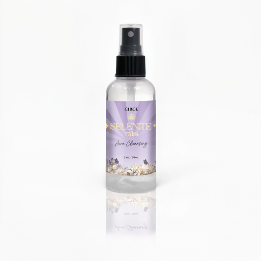 Selenite Aura Cleansing Mist - White Tea & Ginger Energy Spray