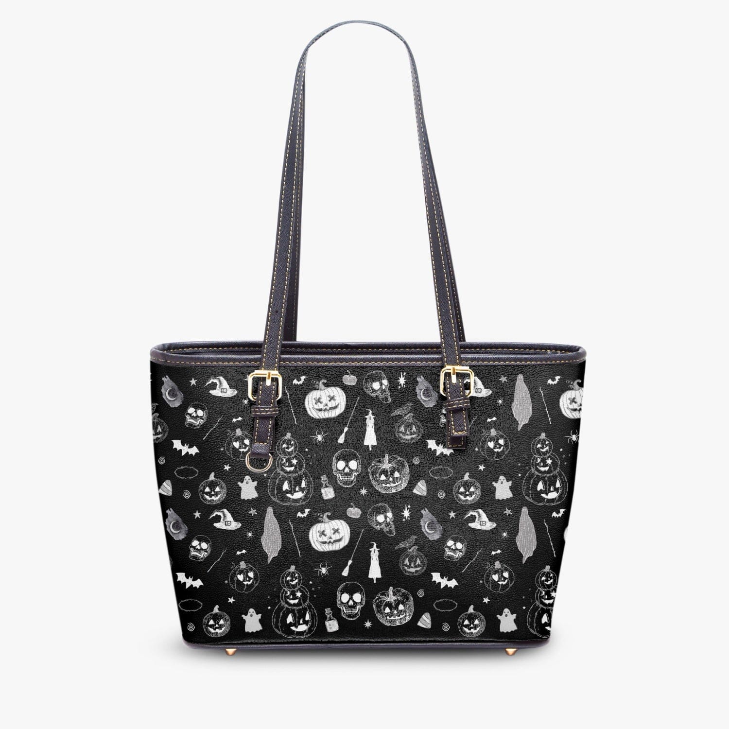 Pumpkin n' Ghosts - Large Black Bag