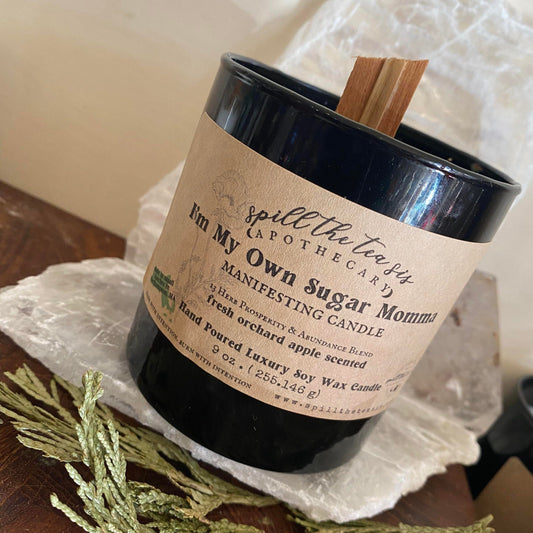 I’m My Own Sugar Momma Intention Candle – Money, Abundance & Prosperity - Spirit Nest
