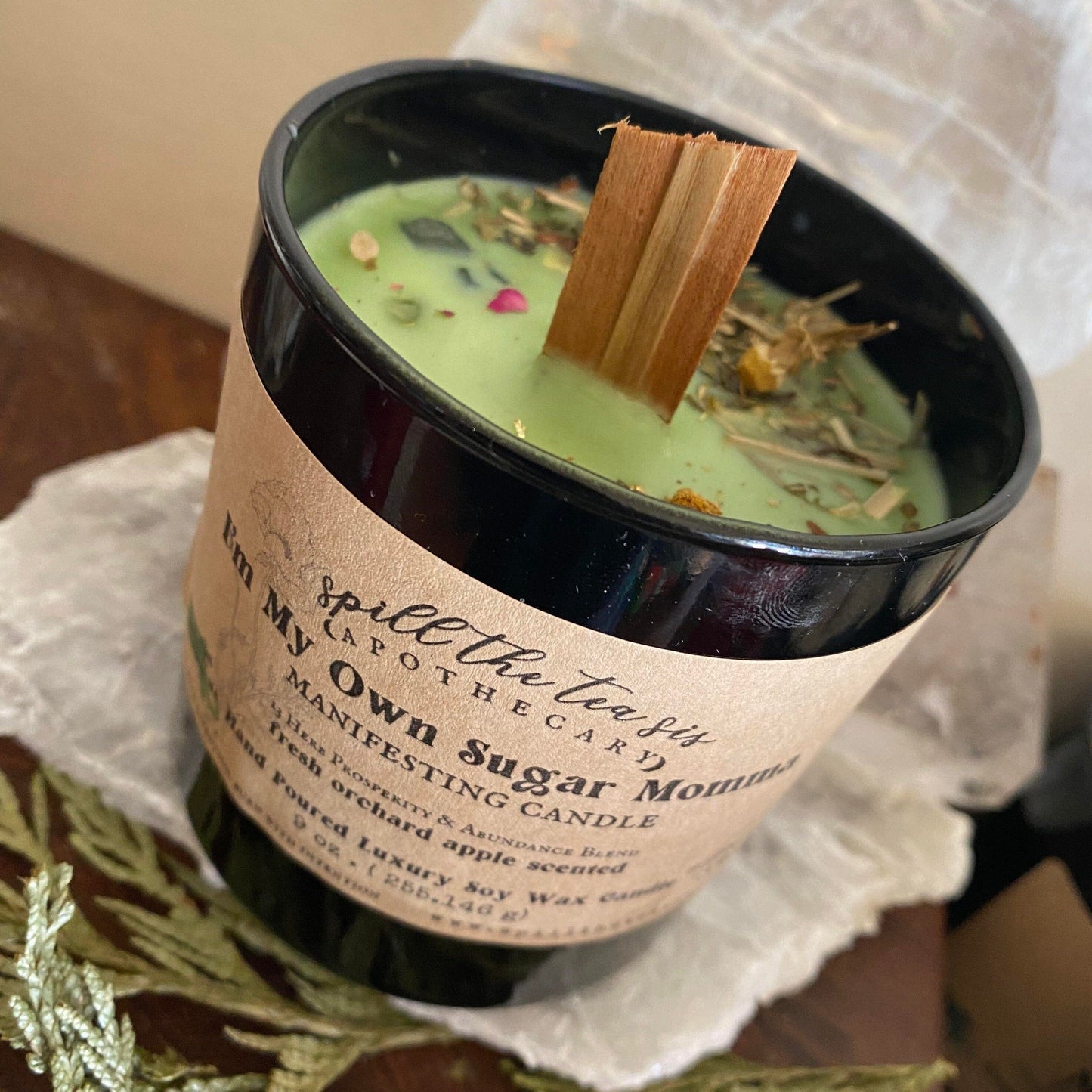I’m My Own Sugar Momma Intention Candle – Money, Abundance & Prosperity - Spirit Nest