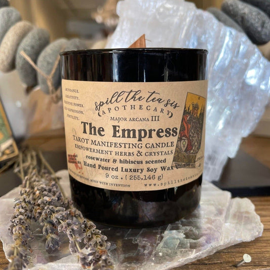The Empress Tarot Card Intention Soy Wax Candle
