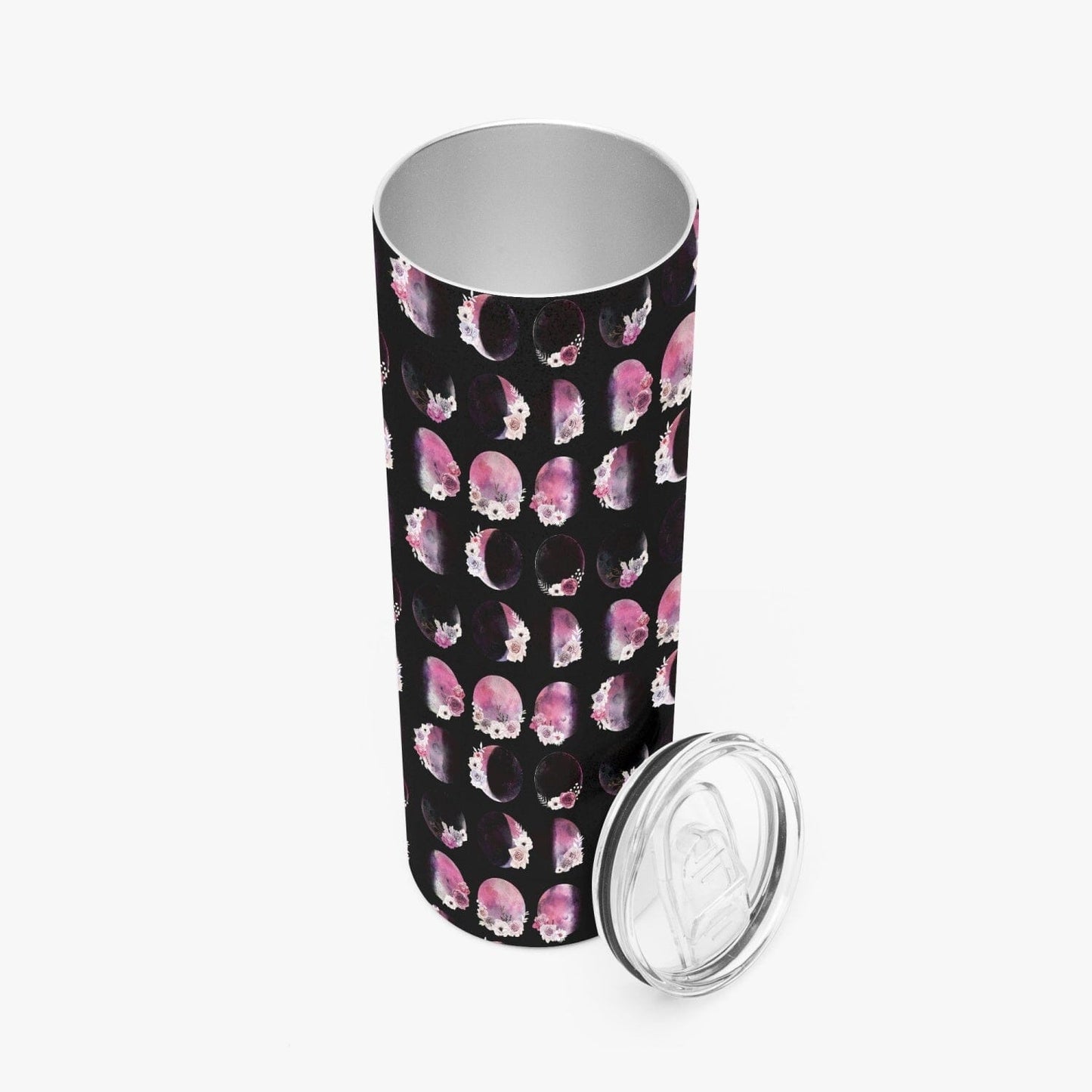 Floral Moons Skinny Tumbler