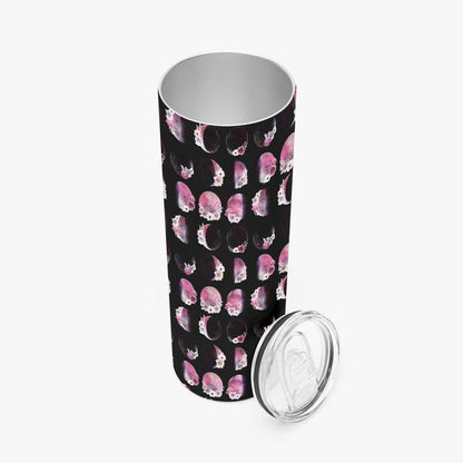 Floral Moons Skinny Tumbler