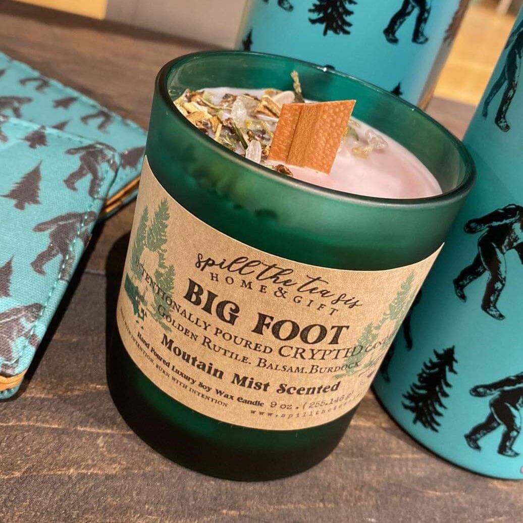 Big Foot Sasquatch Intention Soy Wax Candle - 9oz - Spirit Nest
