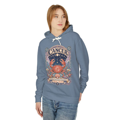 Cancer Zodiac Hooded Sweatshirt – Enchanted Crab Artwork