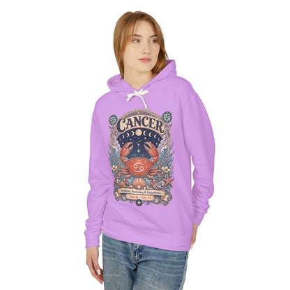 Cancer Zodiac Hooded Sweatshirt – Enchanted Crab Artwork