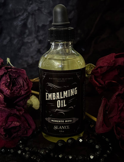 Memento Mori Embalming Lotion Body Oil | Rose & Nag Champa