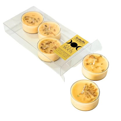Full Moon Ritual Tea Light Candle Set
