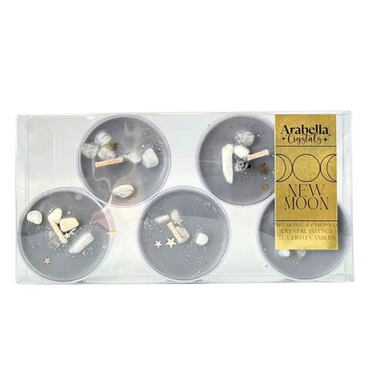 New Moon Ritual Tea Light Candle Set