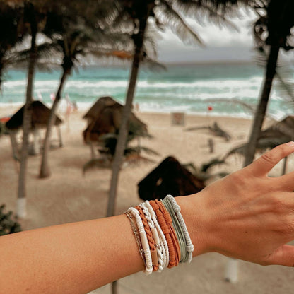 Laguna Hair Tie Bracelet Set - Waterproof No-Snag Elastic Stacks - Spirit Nest