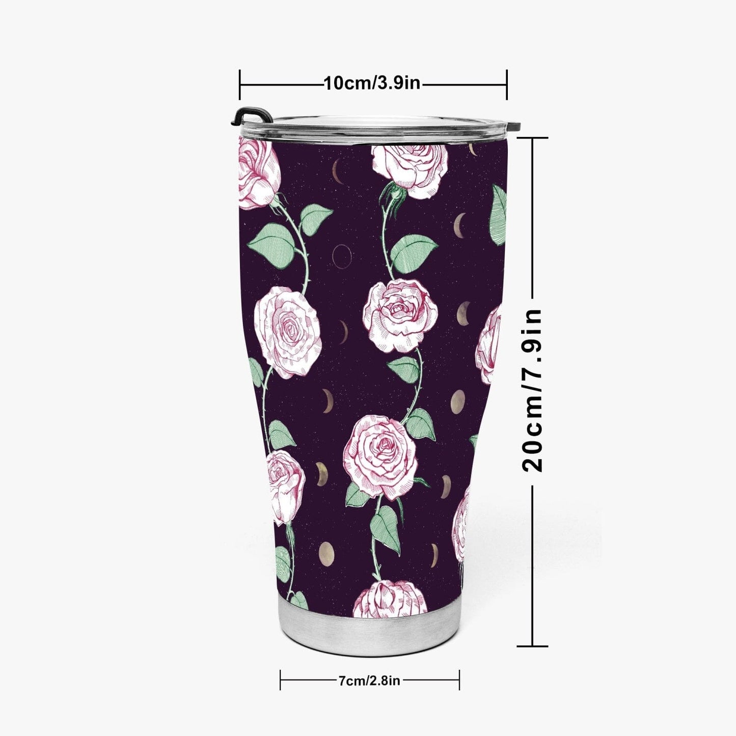 Moons & Roses Curve Tumbler