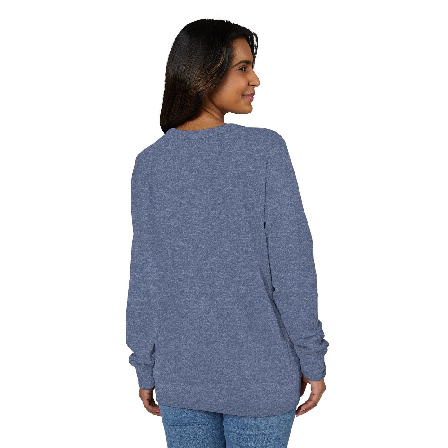 Virgo Zodiac Raglan Sweatshirt – Ethereal Maiden Artwork